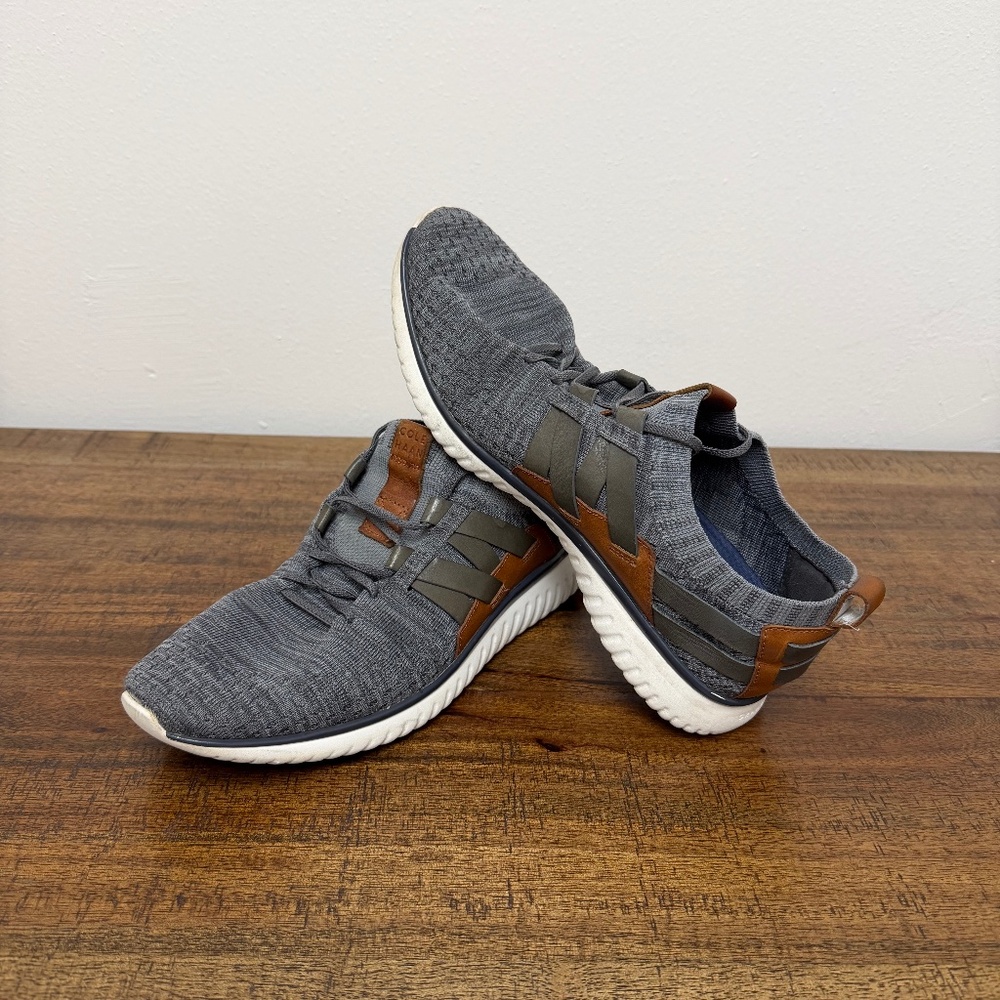 Cole Haan Shoes Mens 8.5 Gray Grand Motion Stitchlite Knit Casual Sneakers